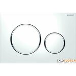 Geberit Seinä-wc paketti ONE TurboFlush Design Sigma 20 valkoinen/kromi (+0€)