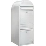 Bobi Postilaatikko Duo Valkoinen RAL 9016