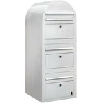 Bobi Postilaatikko Trio Valkoinen RAL 9016