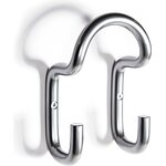 Inno Kaksoiskoukku 302 epoksimaalattu OUTLET Grey (8 kpl)