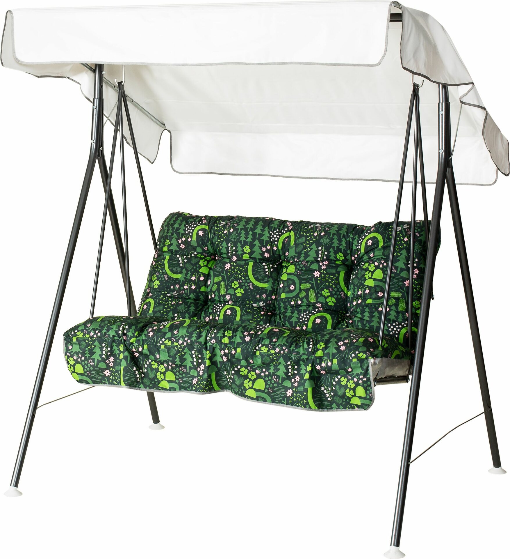 Varax Pihakeinu Duetto 2-h, harmaa runko Vihreä