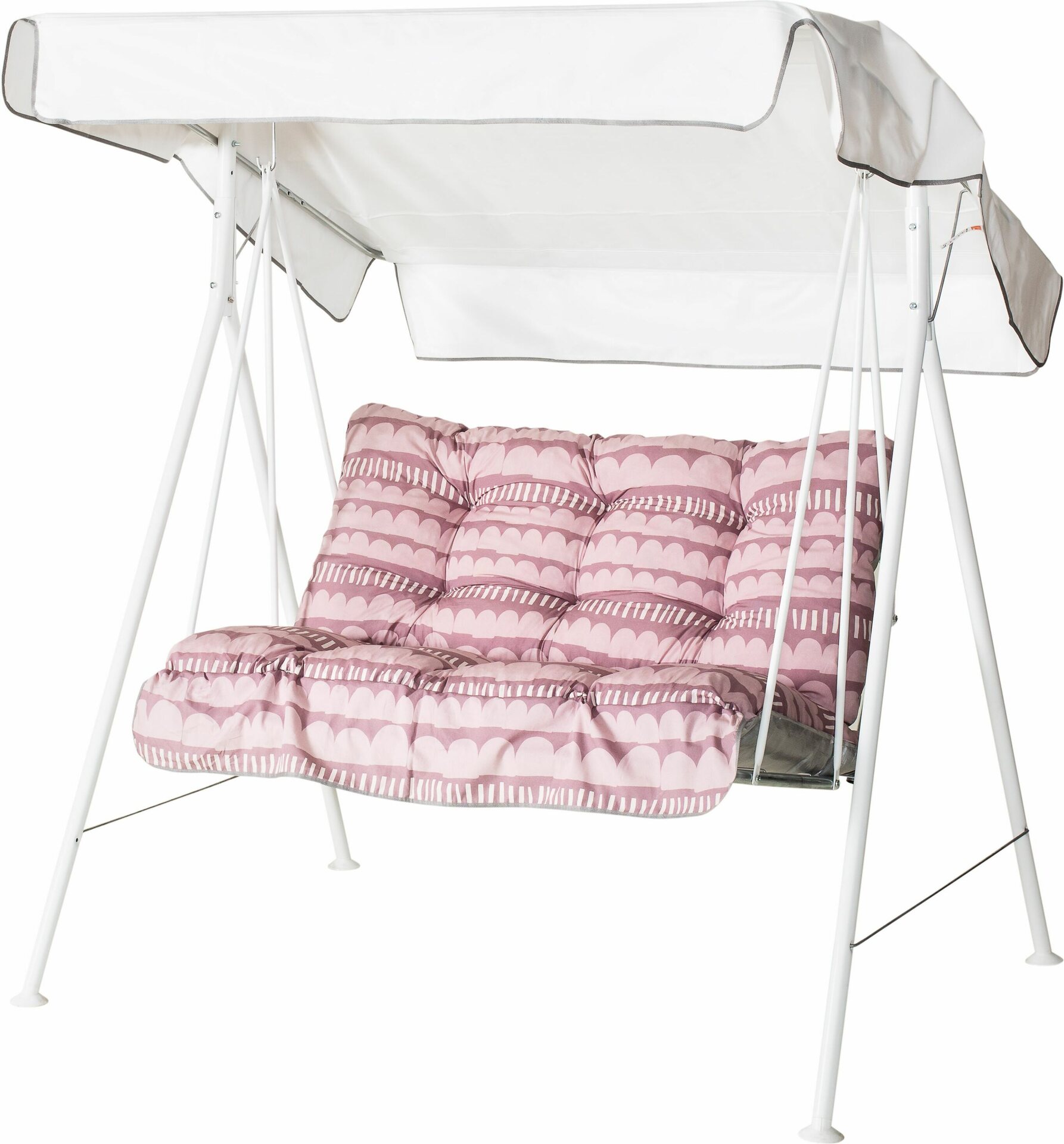 Varax Pihakeinu Duo 2-h, valkoinen runko Roosa