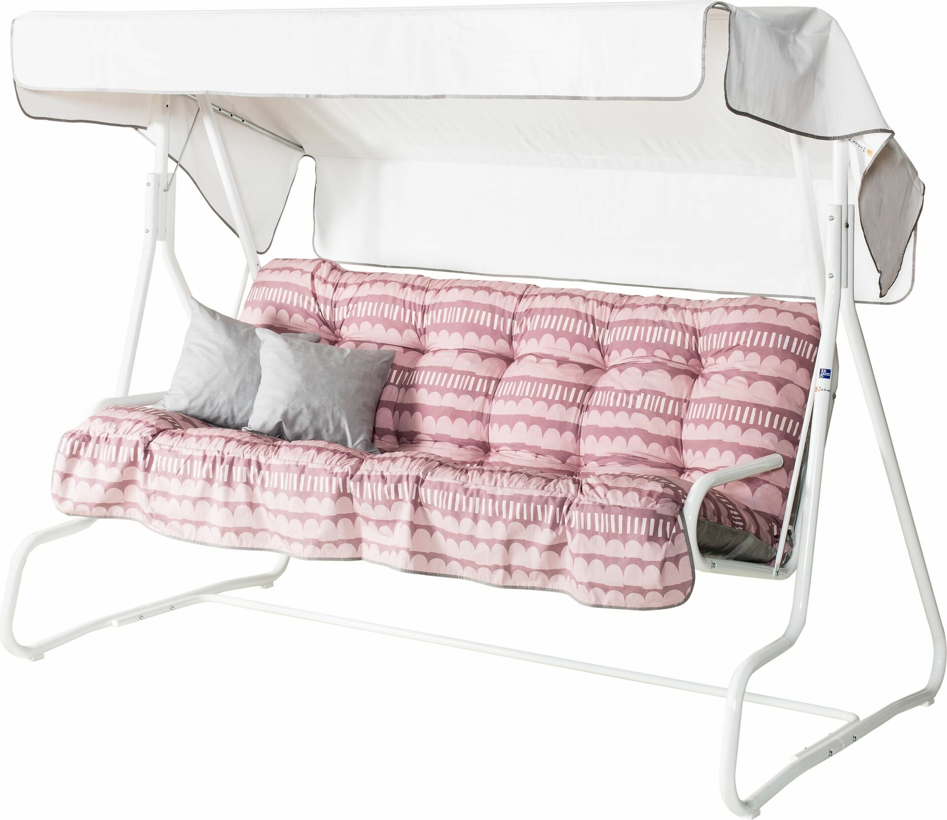 Varax Pihakeinu De Luxe valkoisella rungolla Roosa