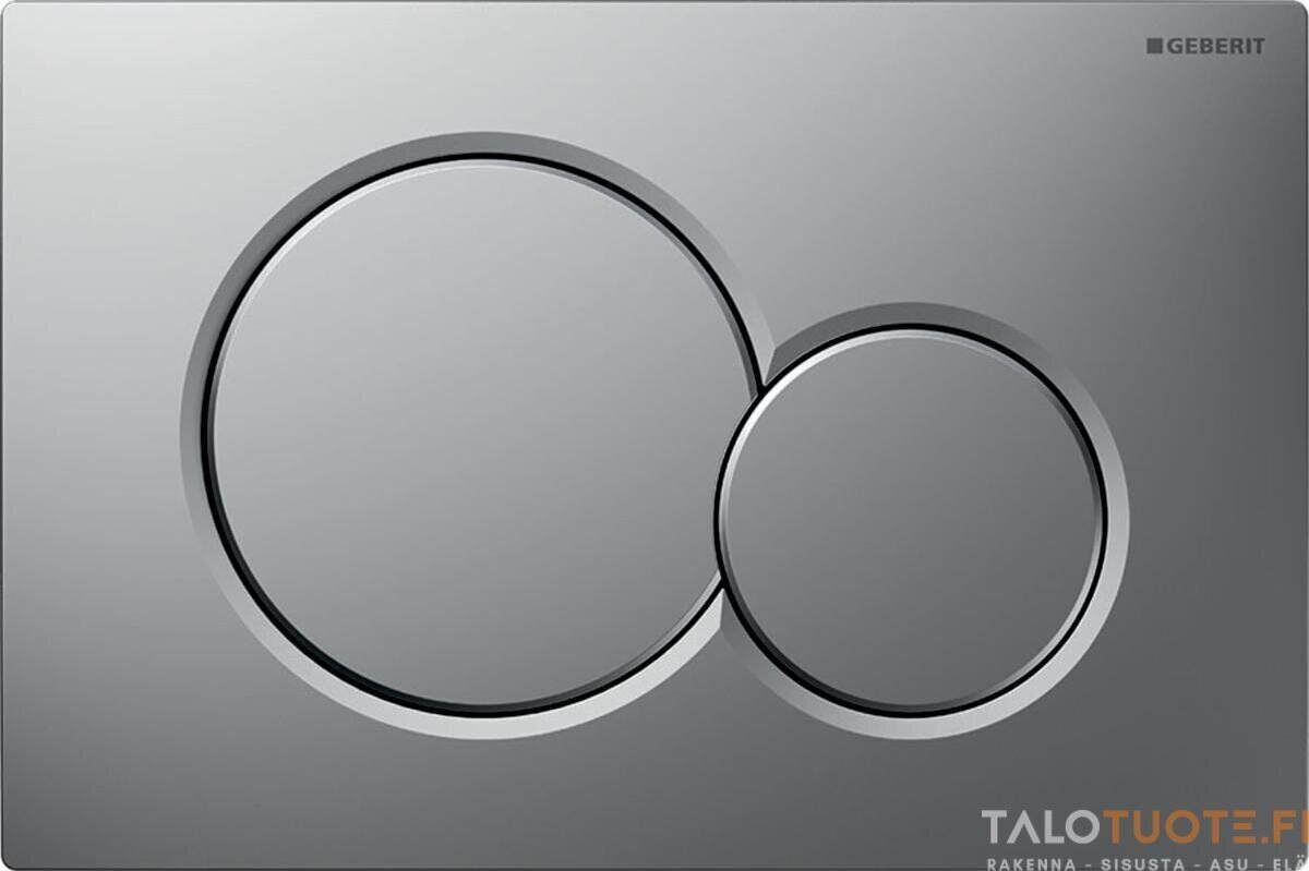 Geberit Seinä-wc paketti Smyle Square Compact Mattakromi Duofix