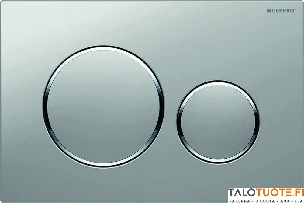 Geberit Seinä-wc paketti ONE TurboFlush Design Sigma 20 ruostumaton teräs