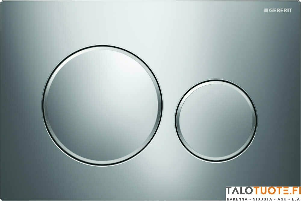 Geberit Seinä-wc paketti ONE TurboFlush Design Sigma 20 kromi/mattakromi