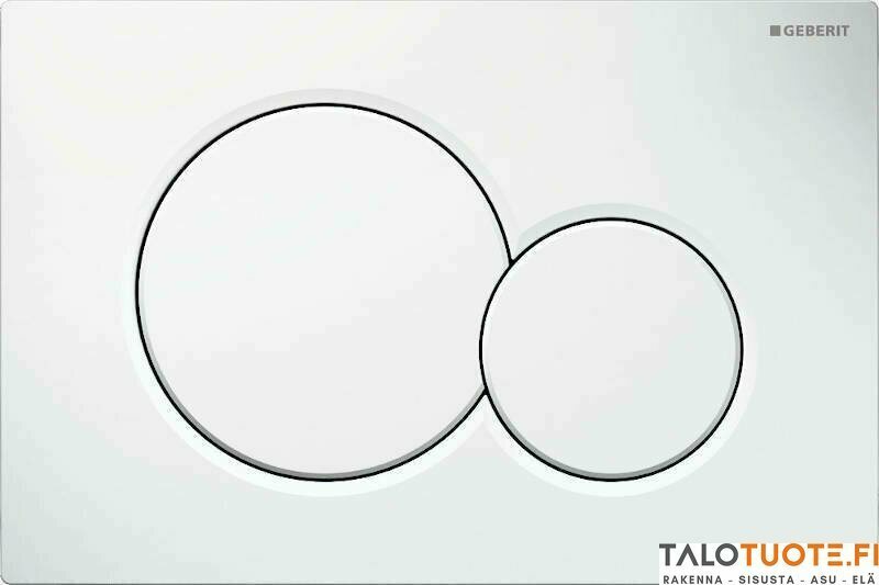 Geberit Seinä-wc paketti Smyle Square Compact Valkoinen Duofix (+0€)