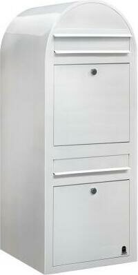 Bobi Postilaatikko Duo Valkoinen RAL 9016