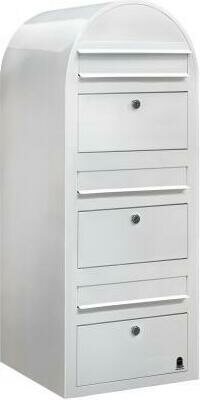 Bobi Postilaatikko Trio Valkoinen RAL 9016