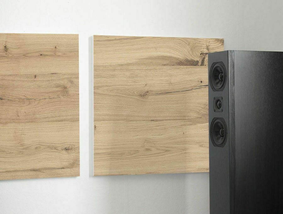 Vaimee Akustiikkapaneeli Natural Cover 600 x 600 x 24 mm Tammi Rusic