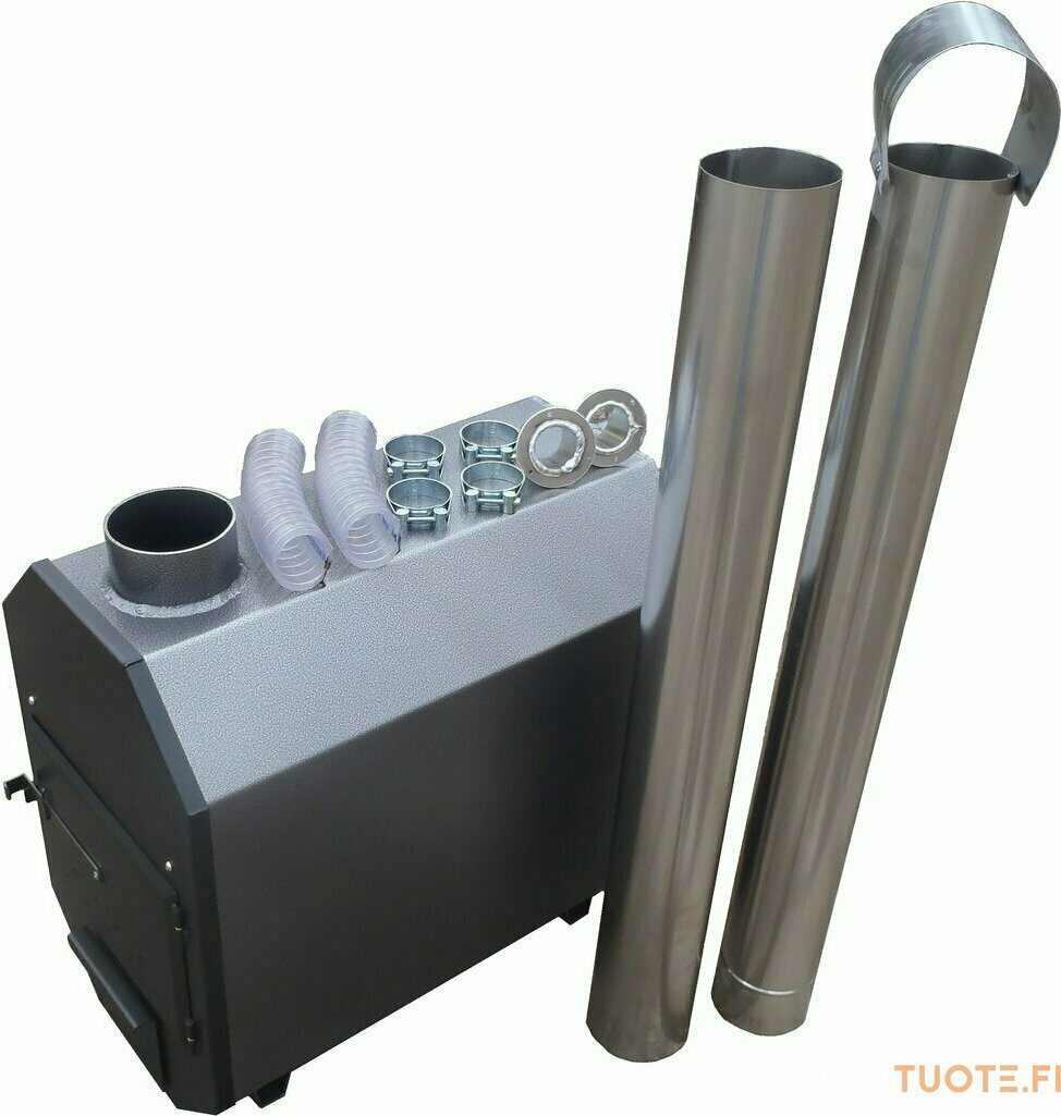 Koriks-Fiiber Kamiina kylpytynnyriin tai uima-altaaseen 25 - 60kW 30kW ulkokamina (etupaneeli RST)