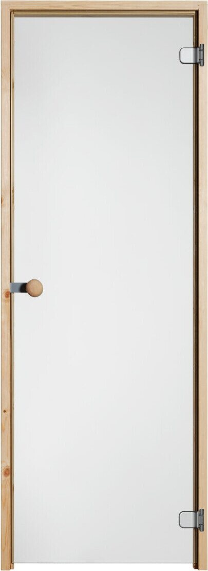 Vihtan Saunan lasiovi Löyly kirkas lasi Mänty