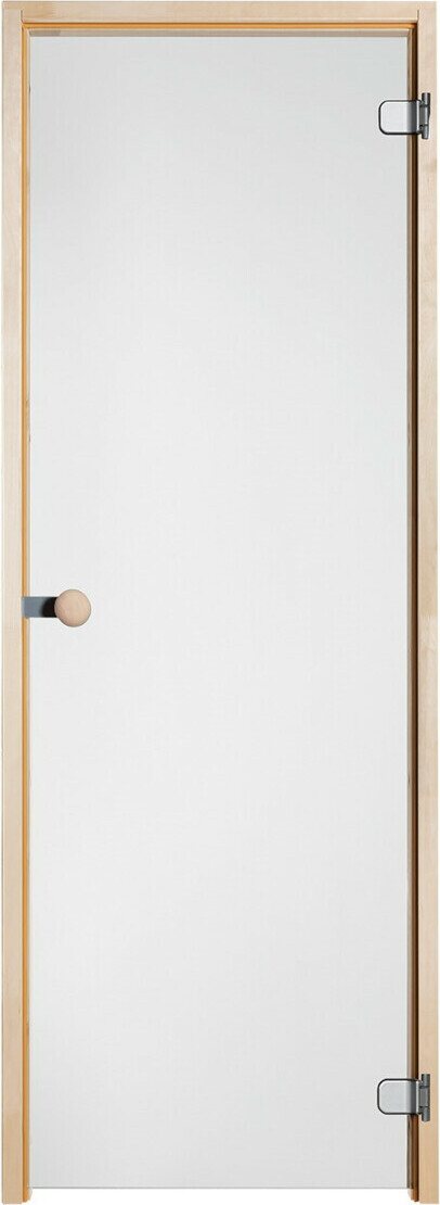 Vihtan Saunan lasiovi Löyly kirkas lasi Haapa