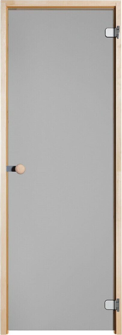 Vihtan Saunan lasiovi Löyly harmaa lasi Haapa