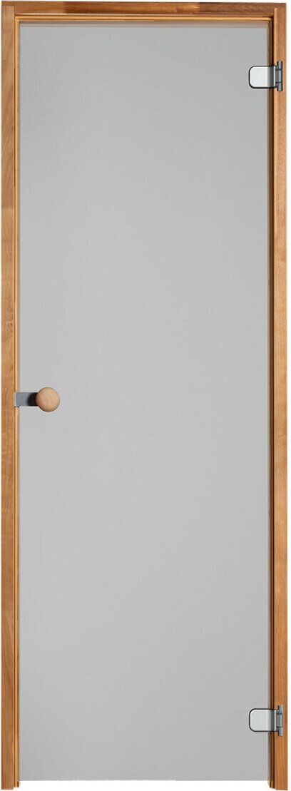 Vihtan Saunan lasiovi Löyly harmaa lasi Lämpöhaapa