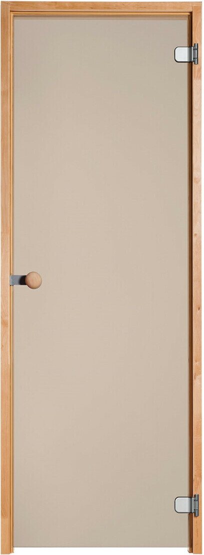 Vihtan Saunan lasiovi Löyly Pronssi lasi Tervaleppä