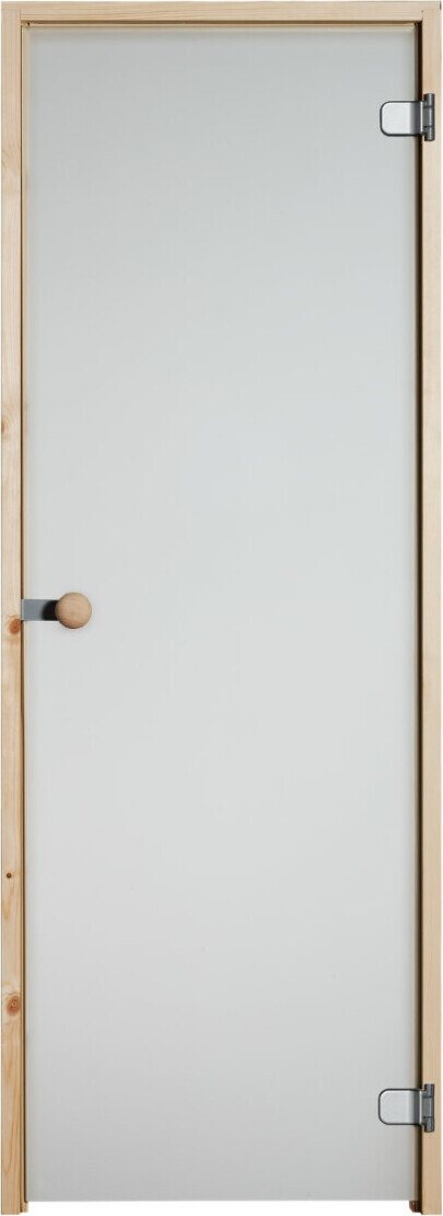 Vihtan Saunan lasiovi Löyly satiini lasi Mänty