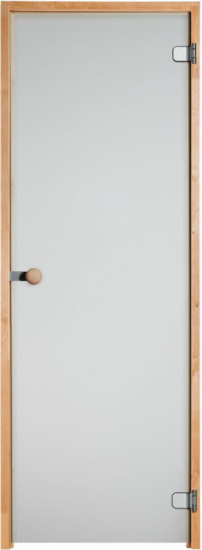 Vihtan Saunan lasiovi Löyly satiini lasi Tervaleppä