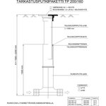 Talokaivo Tarkastusputkipaketti Talokaivo 200/110-160mm 40tn