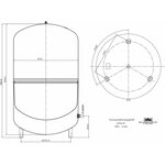 Teknocalor Kalvopaisunta-astia Reflex 500 Litraa 1,5 bar / rakennepaine 6.0 bar