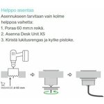 Schneider Electric Pistorasiapaneeli Unica systm+ pöytäyksikkö xs Schuko+USBA