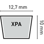 Raakareunakiilahihna Optibelt Super XE-Power Pro XPA 857mm