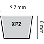 Raakareunakiilahihna Optibelt Super XE-Power Pro XPZ 687mm