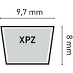 Raakareunakiilahihna Optibelt Super XE-Power Pro XPZ 772mm