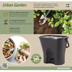 Greenline keittiökomposti urban garden 2.0 15L