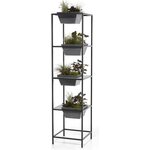 Ecopots BERLIINI TORNI MUSTA KEHIKKO / HARMAAT RUUKUT 36 X 38 X 155