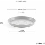 Ecopots AMSTERDAM ALUSLAUTANEN 40CM SINIHARMAA
