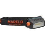 Mareld Yotta 300RE Otsalamppu RA95, ladattava, värilämmönsäätö IP65, musta/oranssi