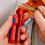 Knipex kuorintatyökalu 0.2-4.0mm2 ergostrip yleiskuorintatyökalu