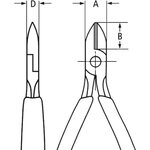 Knipex sivuleikkuri 125mm tarkkuuselektroniikkasivuleikkuri