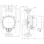 Grundfos Lämpöjohtopumppu Alpha2 25-40 180mm 1V