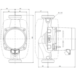 Grundfos Lämpöjohtopumppu Alpha2 25-60 180mm 1V
