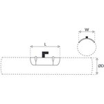 Puhdistusluukku 125mm jälkiasennettava