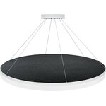 Valaisin Grönlund Kattovalaisin Acoustic Circulo Ø120cm SMD LED 110W 3000K Musta