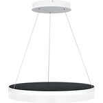 Valaisin Grönlund Kattovalaisin Acoustic Circulo Ø60cm LED 36W 3000K Musta