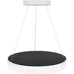 Valaisin Grönlund Kattovalaisin Acoustic Circulo Ø60cm LED 36W 3000K Musta