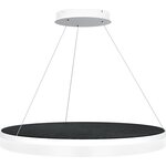 Valaisin Grönlund Kattovalaisin Acoustic Circulo Ø80cm LED 48W 3000K Musta