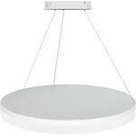 Valaisin Grönlund Kattovalaisin Acoustic Circulo Ø80cm LED 48W 4000K Luonnonvalkoinen