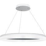 Valaisin Grönlund Kattovalaisin Acoustic Circulo Ø80cm LED 48W 4000K Tummanharmaa