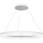 Valaisin Grönlund Kattovalaisin Acoustic Circulo Ø80cm LED 48W 4000K Vaaleanharmaa