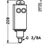 Danfoss Painekytkin RT-200 R3/8 17-5237 0,2-6bar