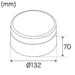 Hidealite Saunavalaisin Heatwall teräs 7,5W 2700K