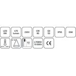 Saas Instruments Saunavalaisin Highline Löyly 白 IP55 GX53