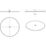 Sisäkansi valurauta 600 kehykselle 525mm NV60257