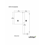 Vihtan Saunan lasiseinä 14 ovi + puolilasi satiiniüveg
