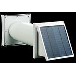 Cooltron Solar 100 aurinkokennolla varustettu moottoroitu raitisilmaventtiili